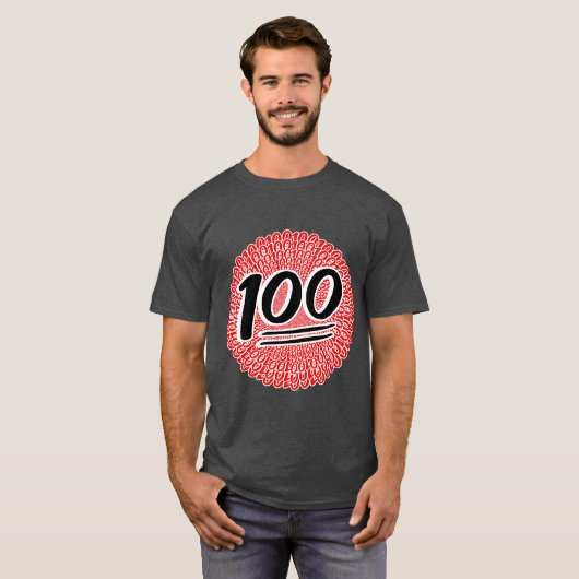 100 voor het leven t-shirt (Voorkant volledig)