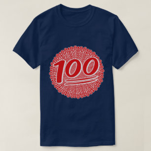 100 voor het leven t-shirt