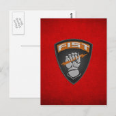 [100] Voorwaartse waarnemer (FIST) [Patch] Briefkaart (Voorkant / Achterkant)
