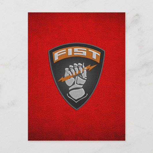 [100] Voorwaartse waarnemer (FIST) [Patch] Briefkaart (Voorkant)