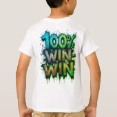 100% Win Win Situatie Jongen T-shirts (Achterkant)