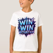 100% Win Win Situatie Jongen T-shirts (Voorkant)