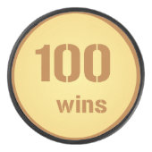 100 wins Hockey Puck (Voorkant)