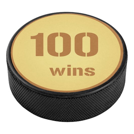 100 wins Hockey Puck (3/4)
