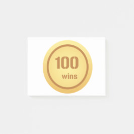 100 wins-Post-it® notes