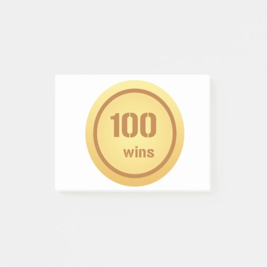 100 wins-Post-it® notes (Voorkant)