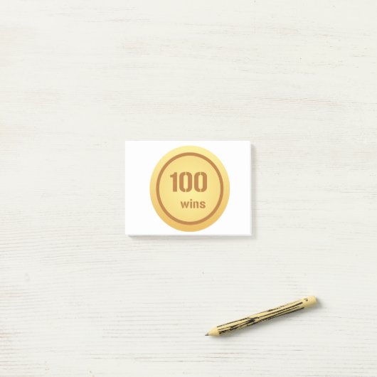 100 wins-Post-it® notes (Op bureau)
