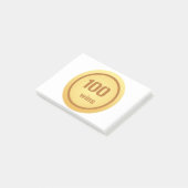 100 wins-Post-it® notes (Schuin)