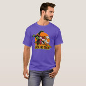 100 Witch Huey Dewey Louie Trick or treat Hallowee T-shirt (Voorkant volledig)