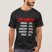 100 Workload Effectiveness Office T-shirt (Voorkant)