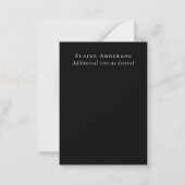 100 x Afstuderen bekendmaking FOTO Modern Notitiekaartje (Achterkant)