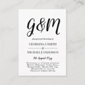 100 x Budget FOTO Huwelijksuitnodigingen met ENVL. Advieskaart (Voorkant)