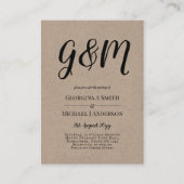 100 x Budget PHOTO Wedding Invitations with ENVL. Advieskaart (Voorkant)