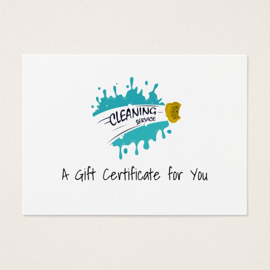 100 x Cadeaubonnen voor zakelijke LOGO Visitekaartje (Voorkant)