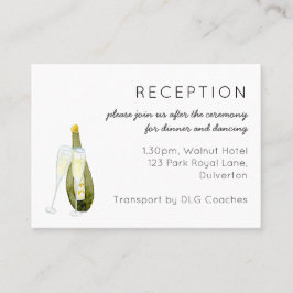 100 x Huwelijks Bijlage Details Itinerarkaarten Visitekaartje