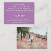 100 x PHOTO Verandering van Datum Uitstel incl. EN Advieskaart (Voorkant / Achterkant)