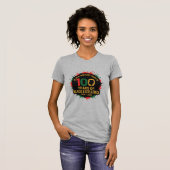 100 Years of Black Excellence – Black Pride T-shirt (Voorkant volledig)
