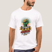 100 Years of Black Excellence  T-shirt (Voorkant)