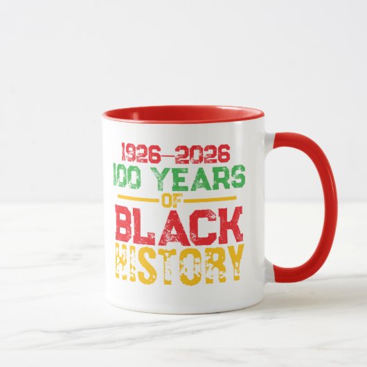 100 Years of Black History Typography Mok (Rechts)