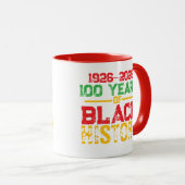 100 Years of Black History Typography Mok (Voorkant rechts)
