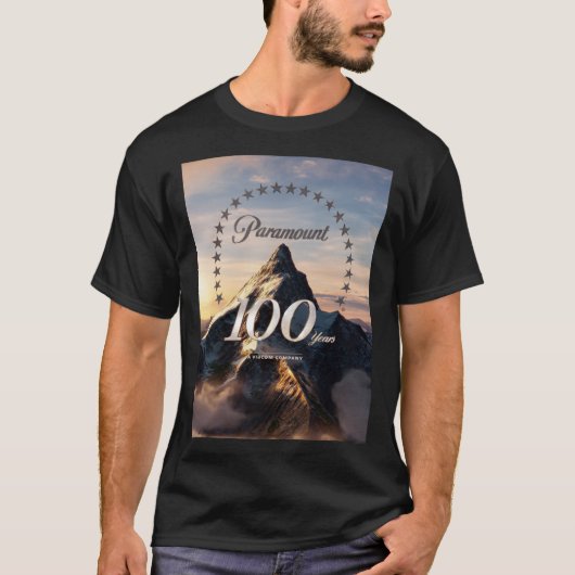 100 Years Of Paramount logo Classic T-Shirt (Voorkant)