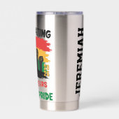 100 Years Souvenir Centennial Black History Month Geïsoleerde Drinkbeker (Achterkant)