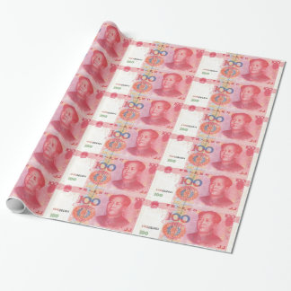 100 Yuan-papier voor het verpakken van geld Cadeaupapier