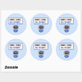 100% zeker. 0% goed. Grappige AI Pixel Sticker (Vel)