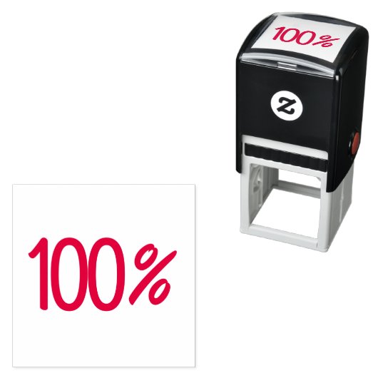 "100%" zelfinkend stempel (In situ)