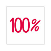 "100%" zelfinkend stempel (Design)