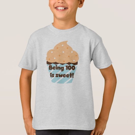 100 zijn is Sweet Birthday T-shirts en cadeautjes (Voorkant)