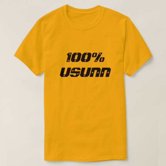 100% zonneschijn| 100% ongezond t-shirt (Design voorkant)