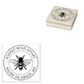 100% zuiver gemaakt door bijen Apiary Stamp Herald Rubberstempel (Gestempeld)