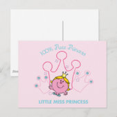 100% zuivere prinses - kleine Miss Princess Briefkaart (Voorkant / Achterkant)