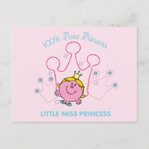 100% zuivere prinses - kleine Miss Princess Briefkaart