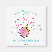100% zuivere prinses - kleine Miss Princess Magneet (Voorkant)