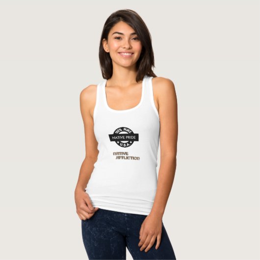 100% zuivere standaard Pride Tanktop (Volledige Voorkant)