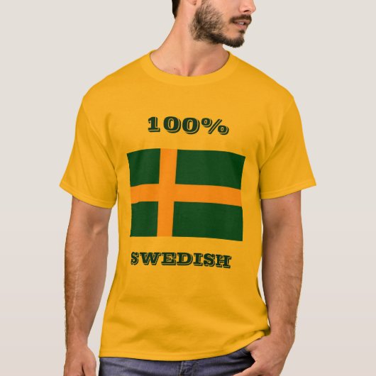 100% ZWEEDSE T-SHIRT (Voorkant)