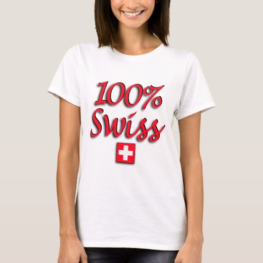 100% Zwitsers Shirt (Voorkant)