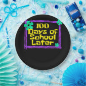 100e 100 dagen school Later 100e schooldag Papieren Bordje (Feest)