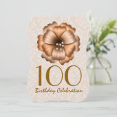 100e aanmaningsbrief van Birthday 7 Kaart (Staand voorkant)
