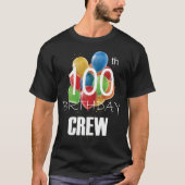 100e Birthday Crew 100 Party Crew Group Mannen T-shirt (Voorkant)