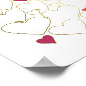 100e Birthday Guest Book Poster - 100 jaar vol (Hoek)