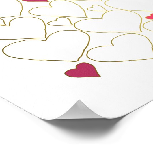 100e Birthday Guest Book Poster - 100 jaar vol (Hoek)