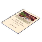 100e Birthday Party Guest Book, Horses in Canyon Notitieboek (Linkerzijde)