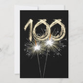 100e 'Birthday'-reserveringen Kaart (Voorkant)