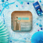 100e Birthday  Singer Papieren Bordje (Feest)