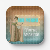 100e Birthday  Singer Papieren Bordje (Voorkant)