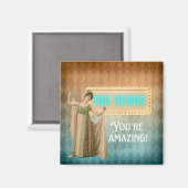 100e Birthday  zangeres Birthday Fridge Magneet (Voorkant / Achterkant)