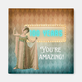100e Birthday zangeres Birthday Fridge Magneet